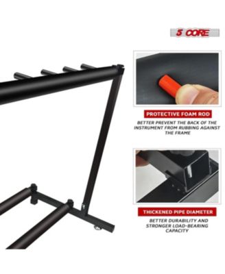 Guitar Rack Stand • 5 Multi Guitars Holder Storage Stands for Acoustic Electric and Bass Soporte Para Guitarra - GRack 5N1