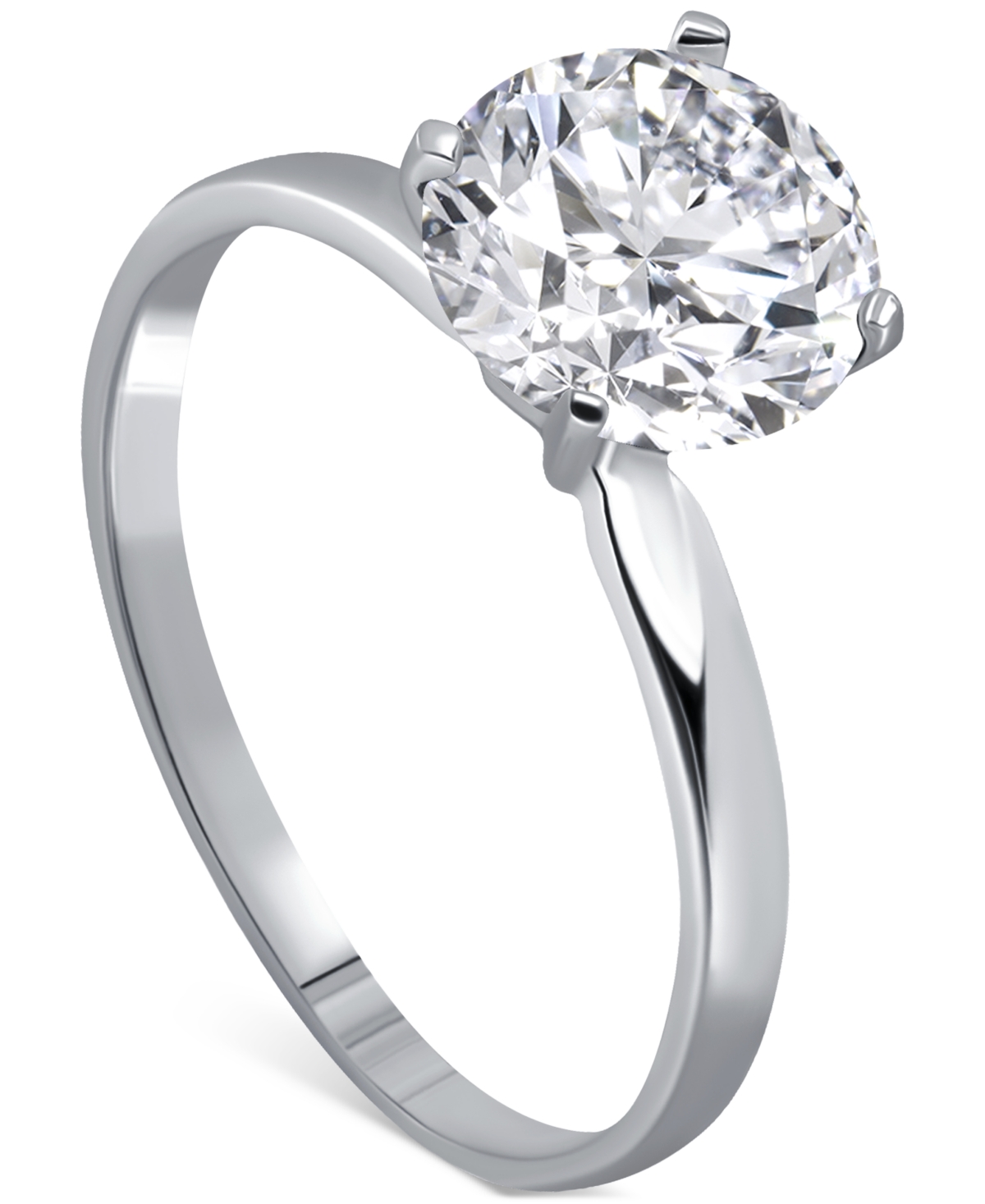 GIANI BERNINI CUBIC ZIRCONIA SOLITAIRE RING, EXCLUSIVELY AT MACY'S 