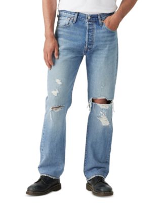 Men's 501 Regular-Fit Button Fly Non-Stretch Jeans