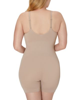 Women's Everyday Seamless Shapewear Mid-Thigh Bodysuit DMS834 