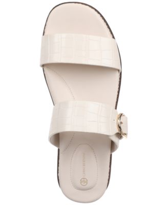 Women's Gianaa Double Strap Footbed Sandals, Created for Macy's