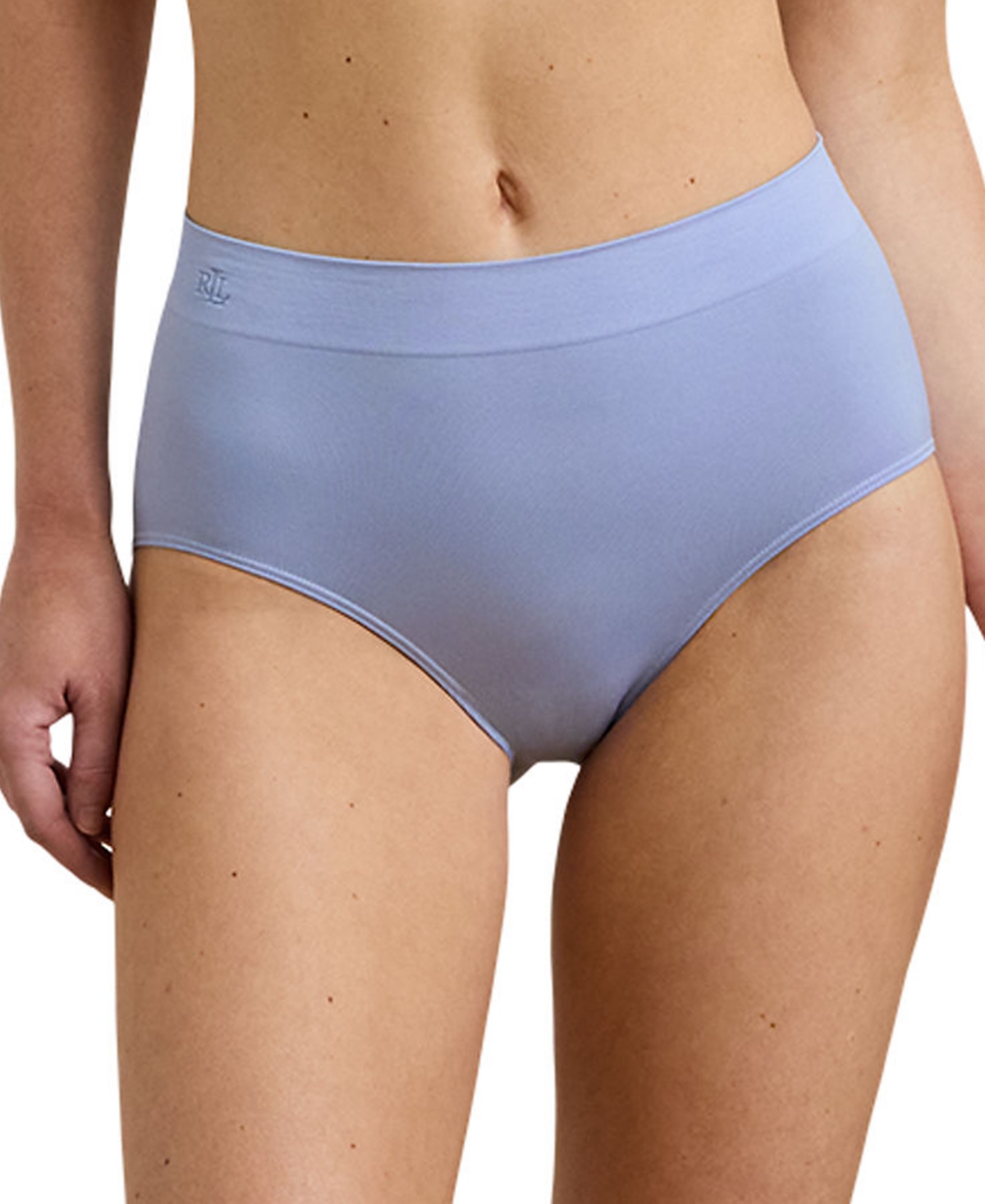 Ralph Lauren Women's Seamless Stretch Jersey High-rise Brief Underwear 4l0012 In Soft Hydrangea