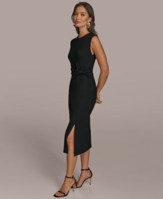 Women's Jewel-Neck Sheath Dress