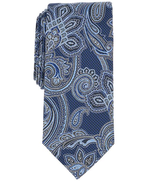 alfani Michael Kors Men's Loggan Paisley Tie Men's Fashion & Accessories