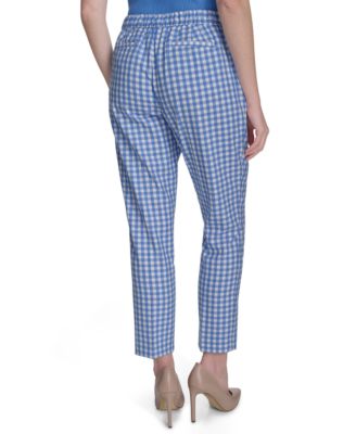 Tommy Hilfiger Women's Gingham Sloane Ankle Pants