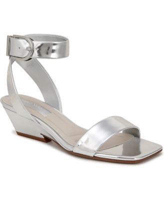 Franco Sarto - Women's Savini Open Square Toe Ankle Strap Dress Sandals