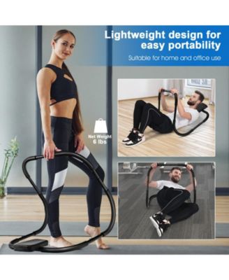 Portable AB Trainer with Headrest and Foam Handle for Office Home Gym
