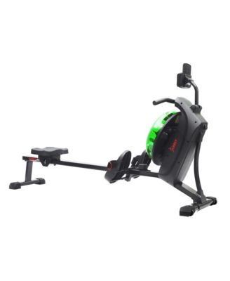 Hydro + Dual Resistance Smart Magnetic Water Rowing Machine, Green