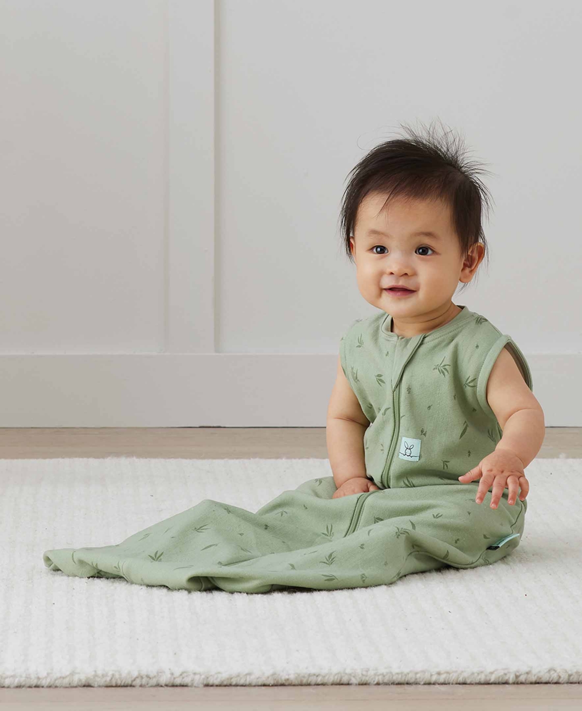 Ergopouch Baby Jersey 1.0 Tog Sleeping Sack In Willow