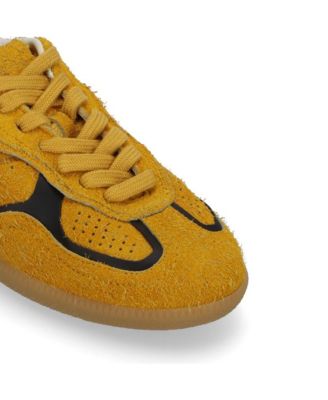 Tb.490 Rife Suede Fuzzy Yellow Leather Sneakers