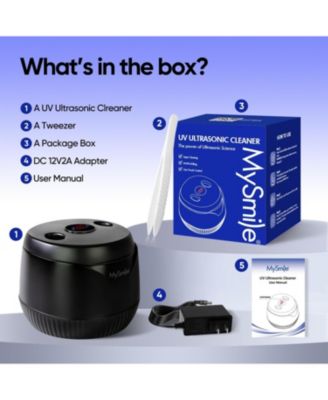 Ultrasonic Retainer Cleaner, 45kHz Retainer Cleaner Machine with Digital Timer, 200ML Portable Ultrasonic Retainer Jewelry Cleaner for Dentures, Aligner, Braces, Mouth Guard