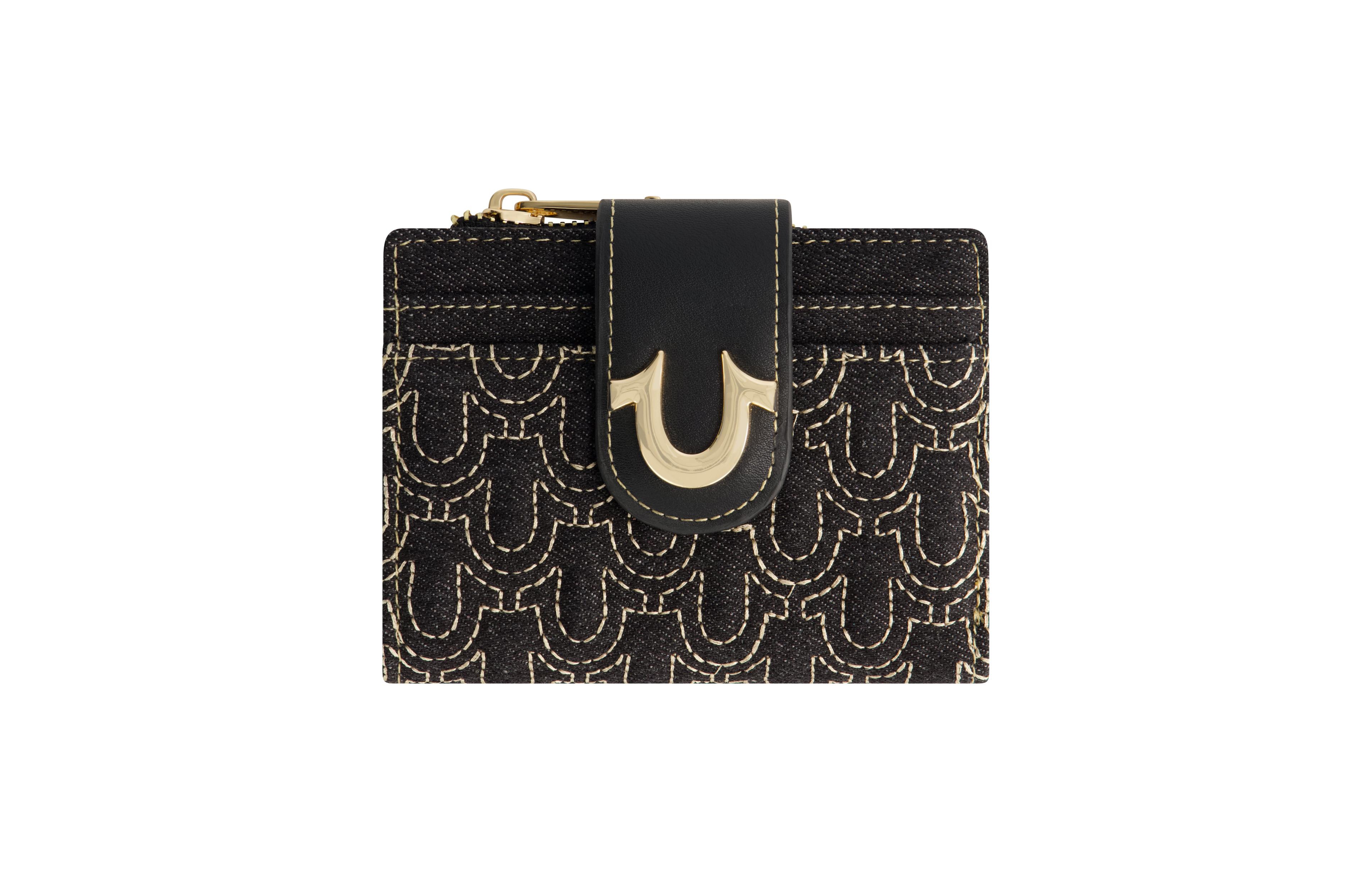 True Religion Horseshoe Quilted Small Wallet
