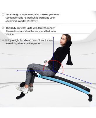 Abdominal Twister Trainer with Adjustable Height Exercise Bench
