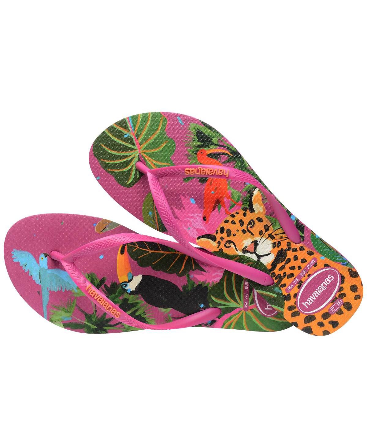 Shop Havaianas Women's Slim Summer Bliss Round Toe Sandals In Rose Gum