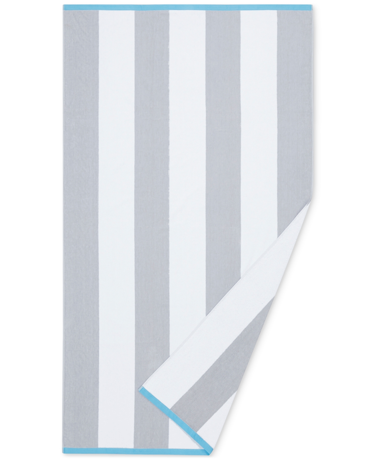 Seaside Charm Cotton Oversized Beach Towel, 40" X 72", Exclusively At Macy's