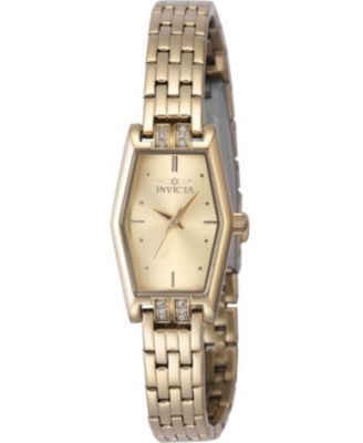 Women's 48131 Angel Quartz 3 Hand Gold Dial Watch