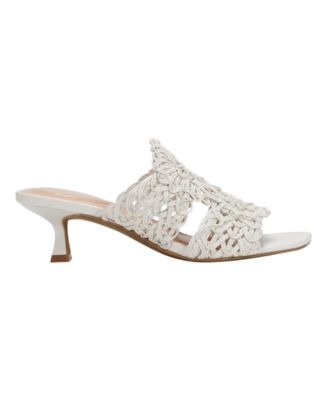 Women's Melvana Woven Kitten Heel Sandals