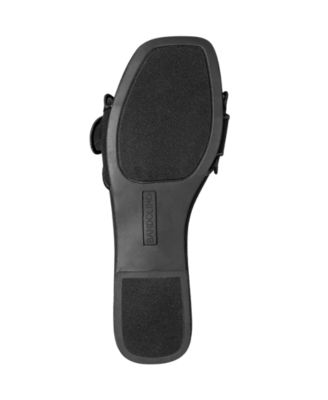 Women's Silla Scallop Buckle Flat Slide Sandals