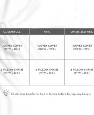 Luxury Striped Duvet Cover Set 400 Thread Count Cotton Sateen, 3-Piece Comforter Cover with 2 Pillow Shams, King