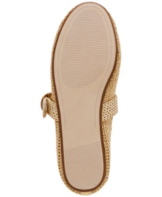 Steve Madden Women's Alara Raffia Mary Jane Flats - Macy's