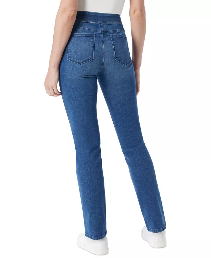 Women's Amanda High-Rise Straight Pull-On Jeans - thumbnail 6