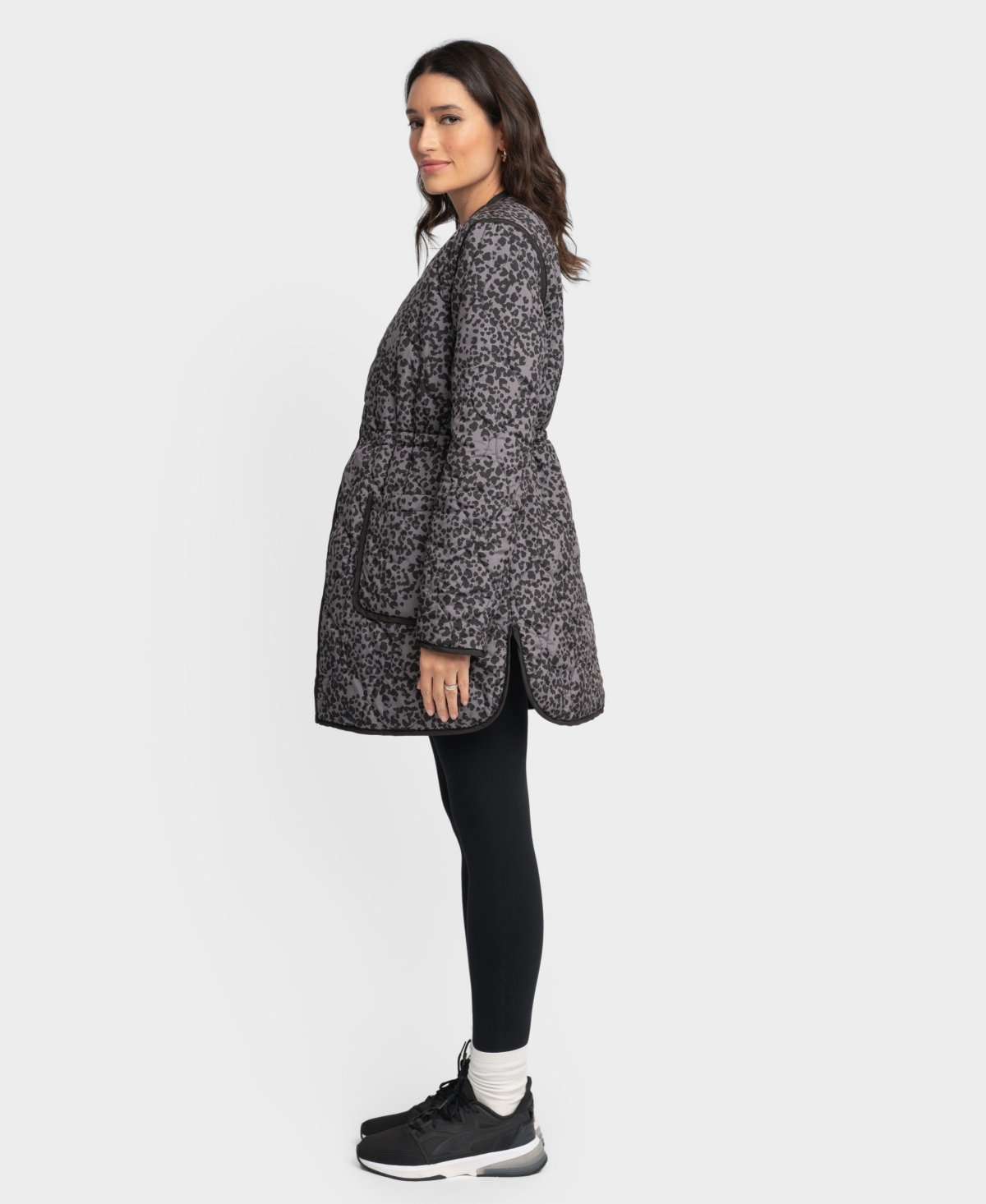 SERAPHINE WOMEN'S MATERNITY REVERSIBLE QUILTED JACKET 