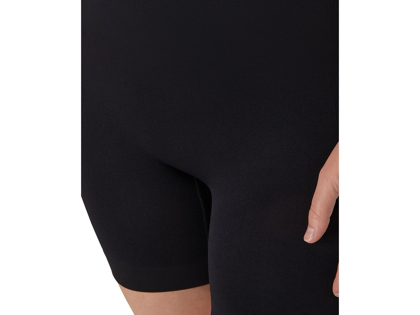 Maidenform Women's Everyday Seamless Shapewear Mid-Waist Thigh Slimmer DMS831, цвет: Чёрный — фото 4