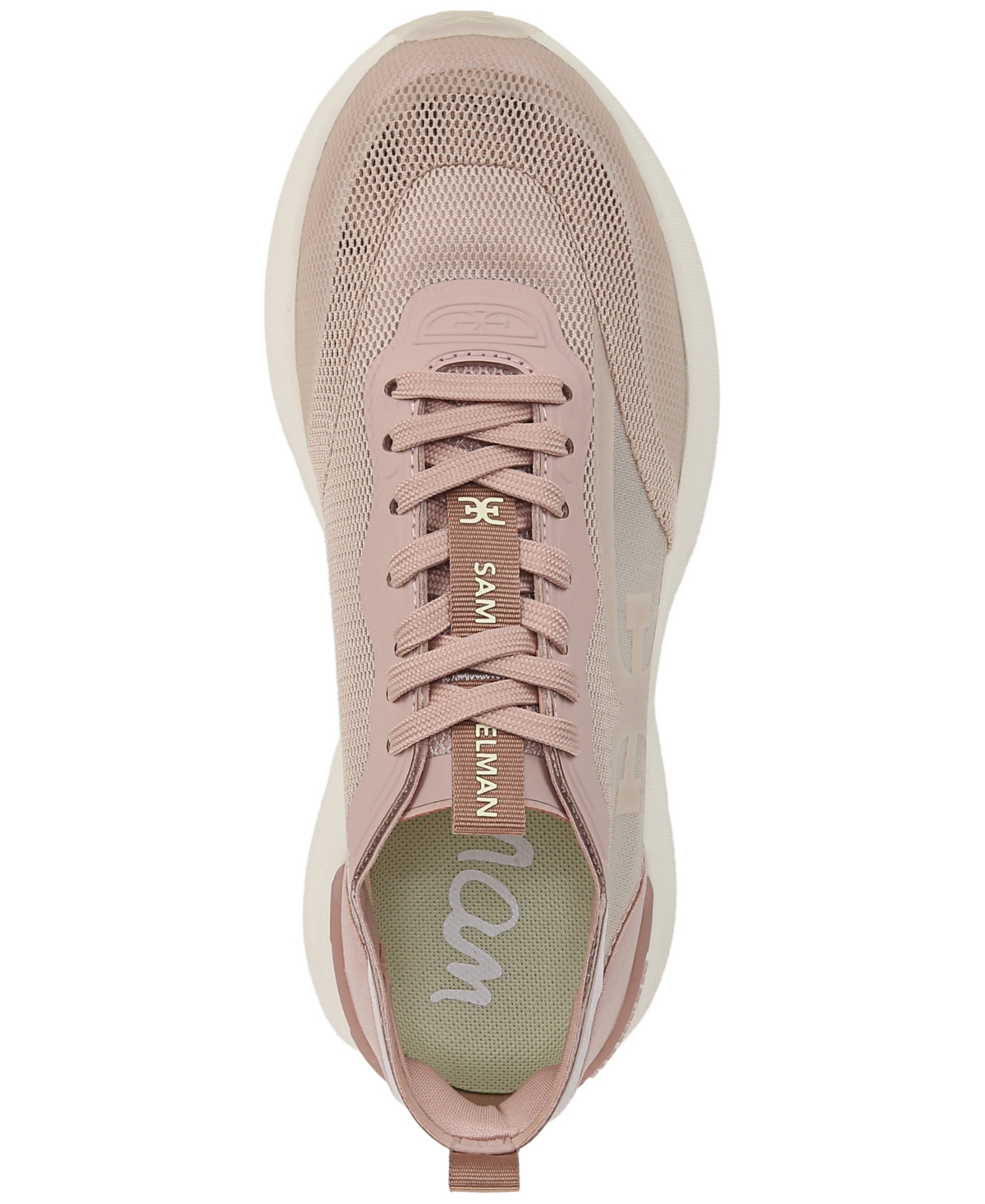 Sam Edelman Women's Sarita Mesh Lace-up Sneakers In Beige,rose Multi Mesh Fabric