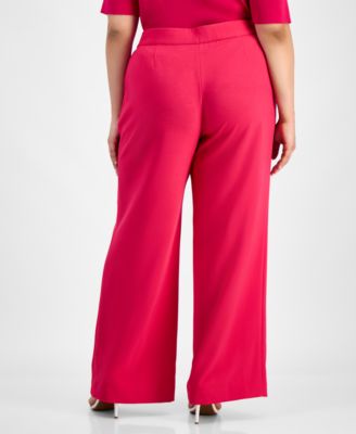 Plus Size Wide-Leg Pants