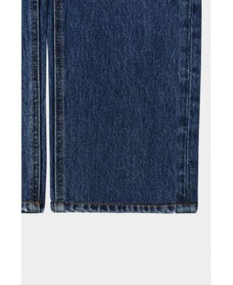 Manhattan High Rise Straight Ankle Jeans