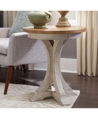 Round Chair Side Table