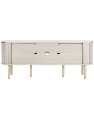 Tealla 2 Tambour & 1 Glass Lift Door Media Stand