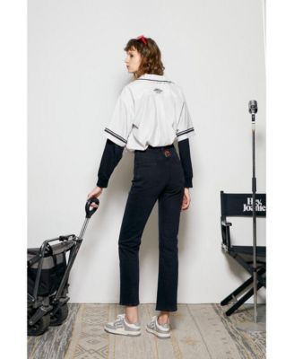 Activity Grrrl High Rise Kick Crop Jeans