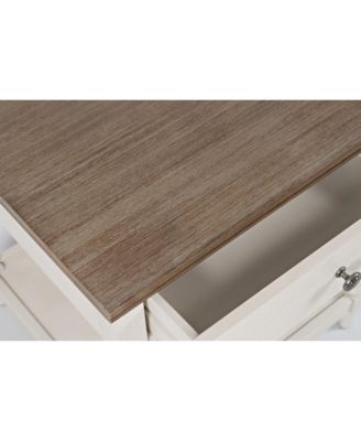 Grafton Farms Country Farmhouse End Table with Drawer