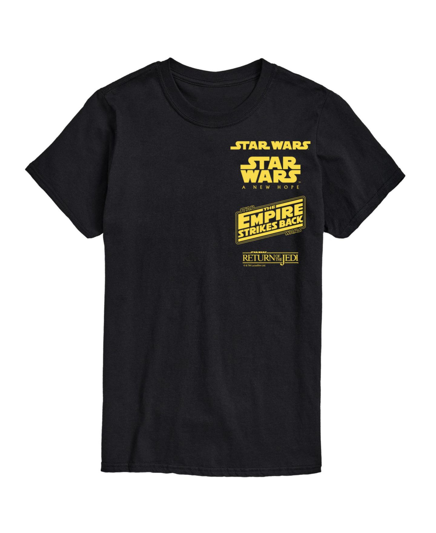 Мужская футболка AIRWAVES Star Wars Short Sleeve, цвет: Чёрный — фото 1