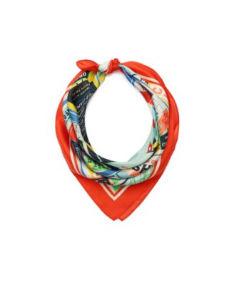 Women's Shrimp Shack Silk Bandana Scarf