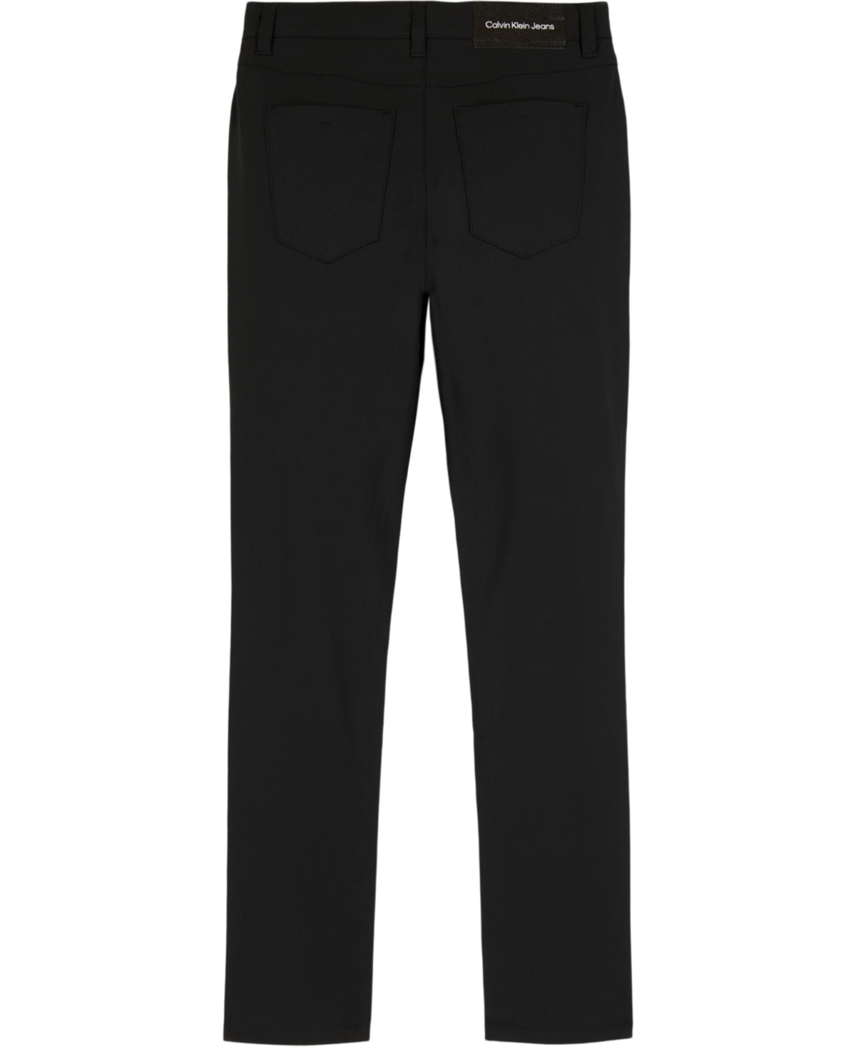 Calvin Klein Big Boys Slim Flex 5 Pocket Pant In Black