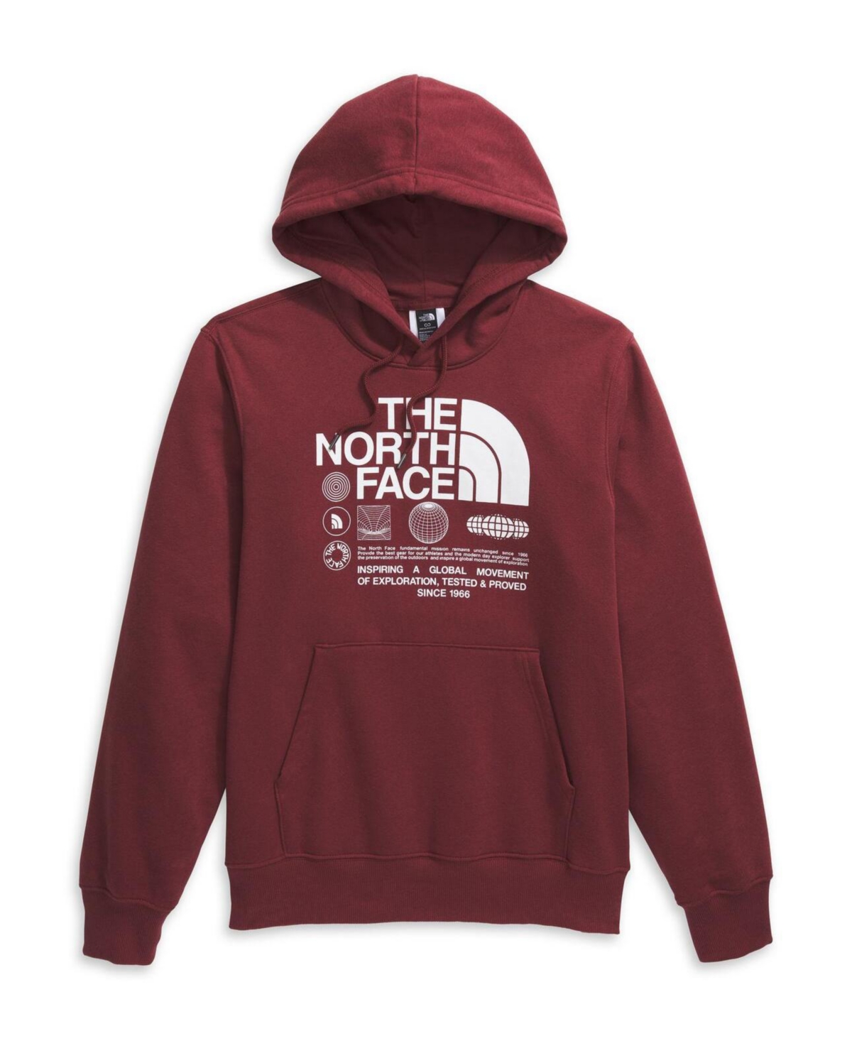 Shop The North Face Men's Immersed Outdoors Half Dome Graphic Hoodie In Sumac