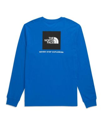 Men's Long Sleeve Box Never Stop Exploring T-shirt