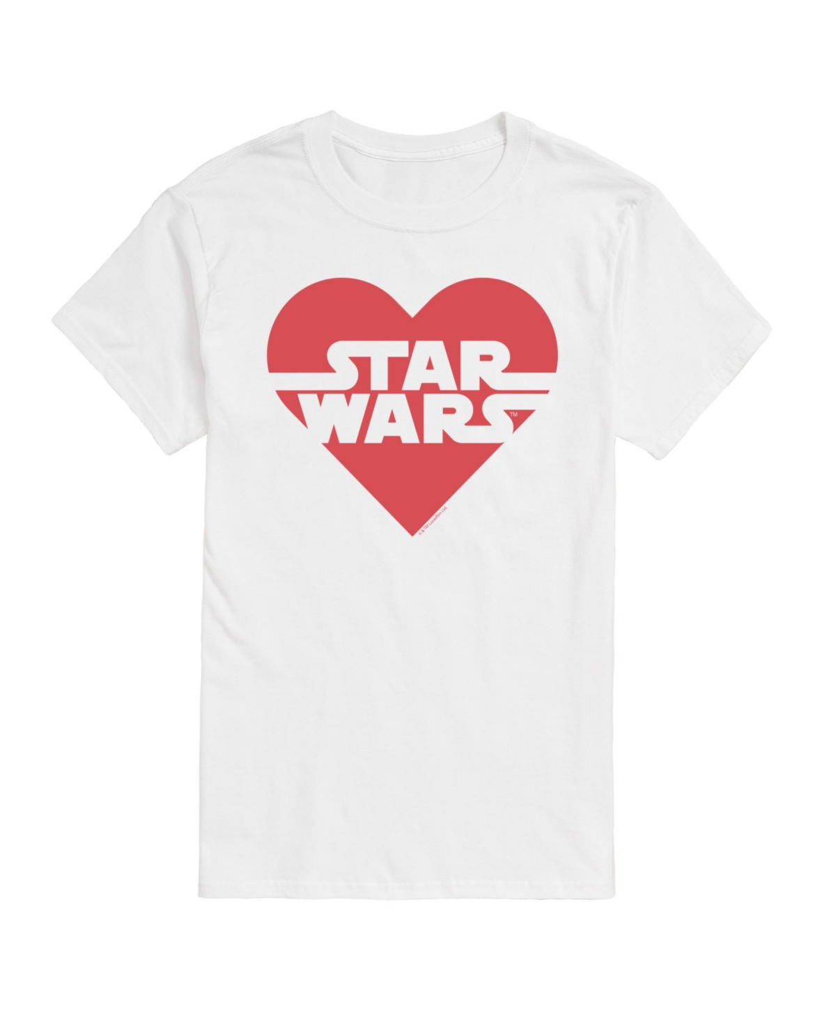 Airwaves Men's Star Wars Heart Short Sleeve T-Shirt