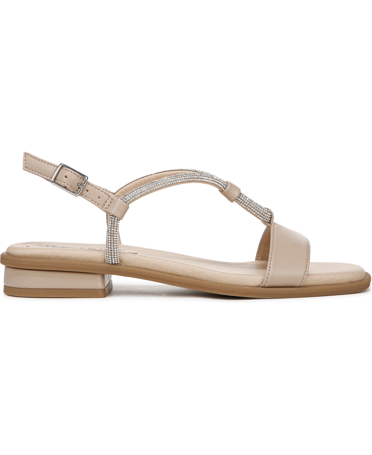 LIFESTRIDE WOMEN'S RADIANT SQUARE OPEN TOE SLINGBACK DRESS SANDALS 