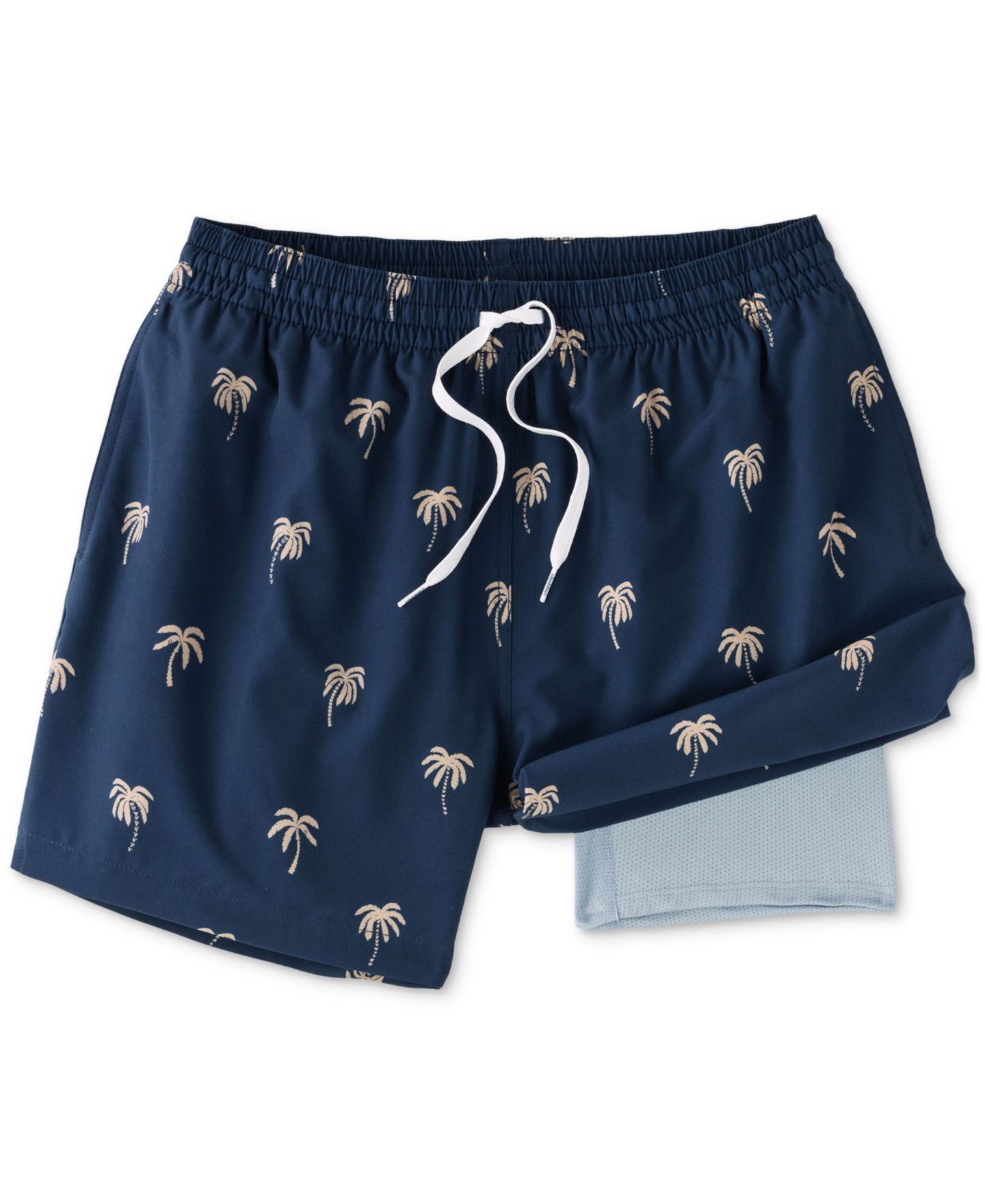 Плавки The Midnight Palms 5.5" для мужчин — Chubbies, цвет: Тёмно-синий — фото 1
