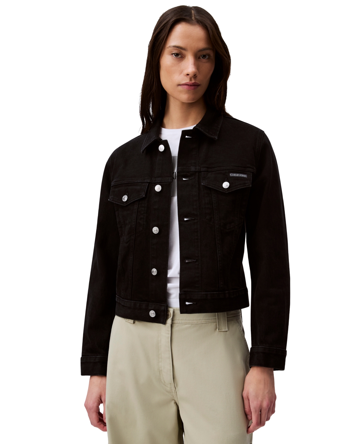 Women's Classic Denim Trucker Jacket - Ink