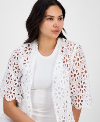 Women's Lace Detail Shrug Jacket