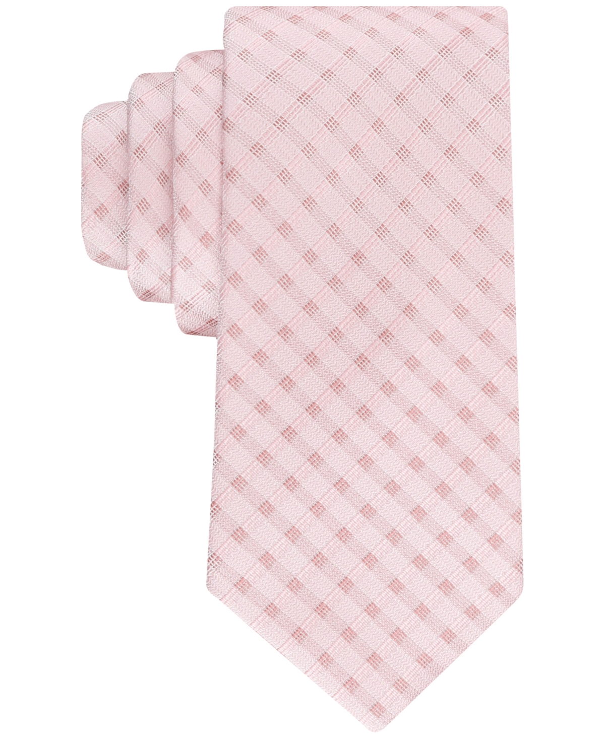 Men's Cobb Grid Tie - Pink