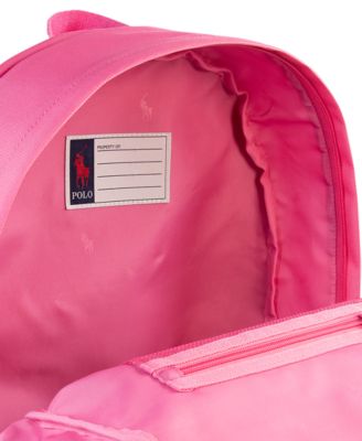 Boys' and Girls' Polo Bear Canvas Backpack