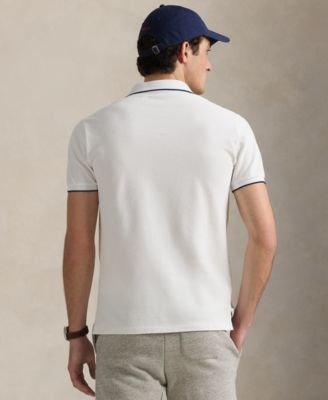 Men's Classic-Fit Stretch Oxford Mesh Polo