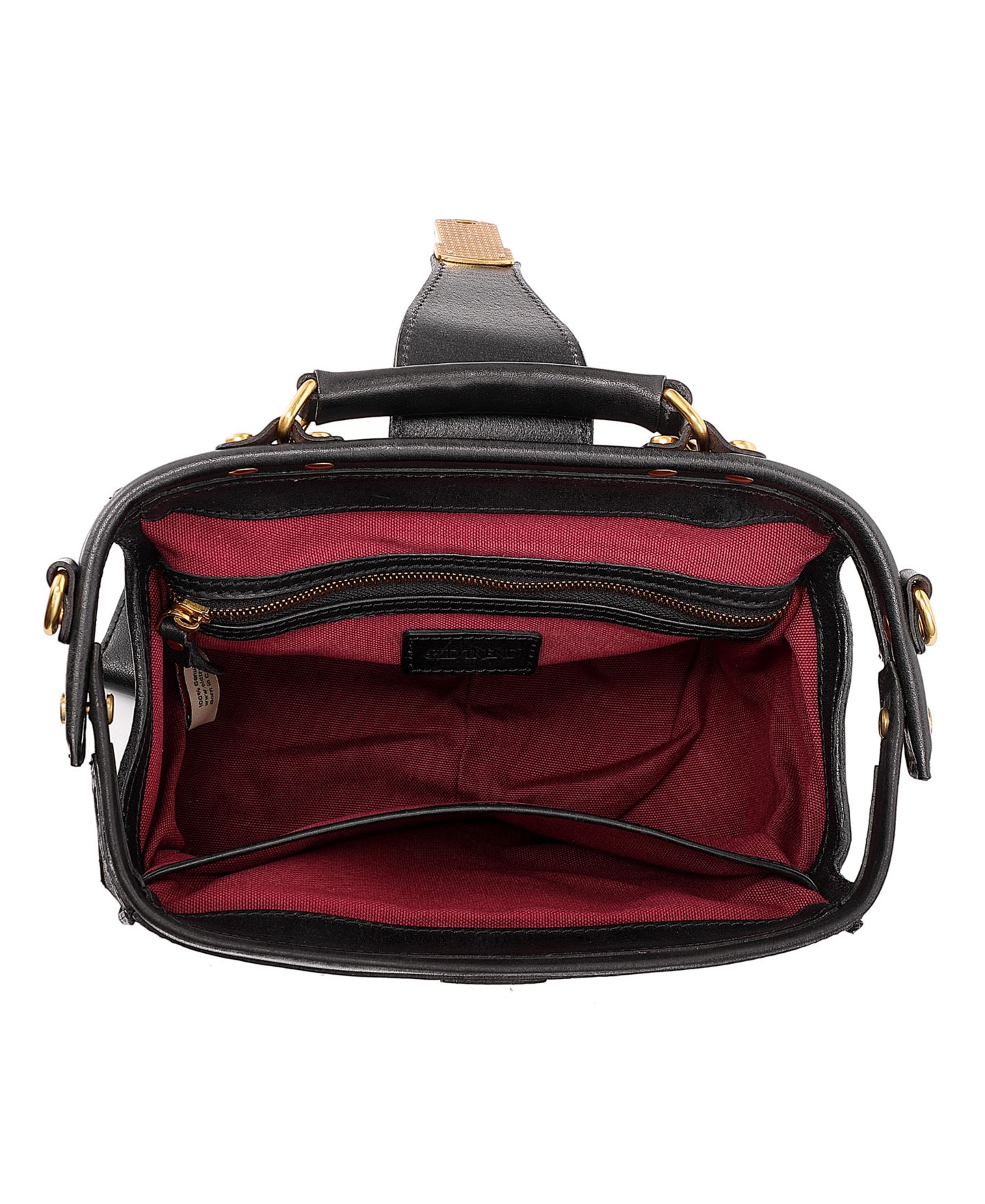 Женская сумка OLD TREND Genuine Leather Doctor Transport Satchel, цвет: Чёрный — фото 3