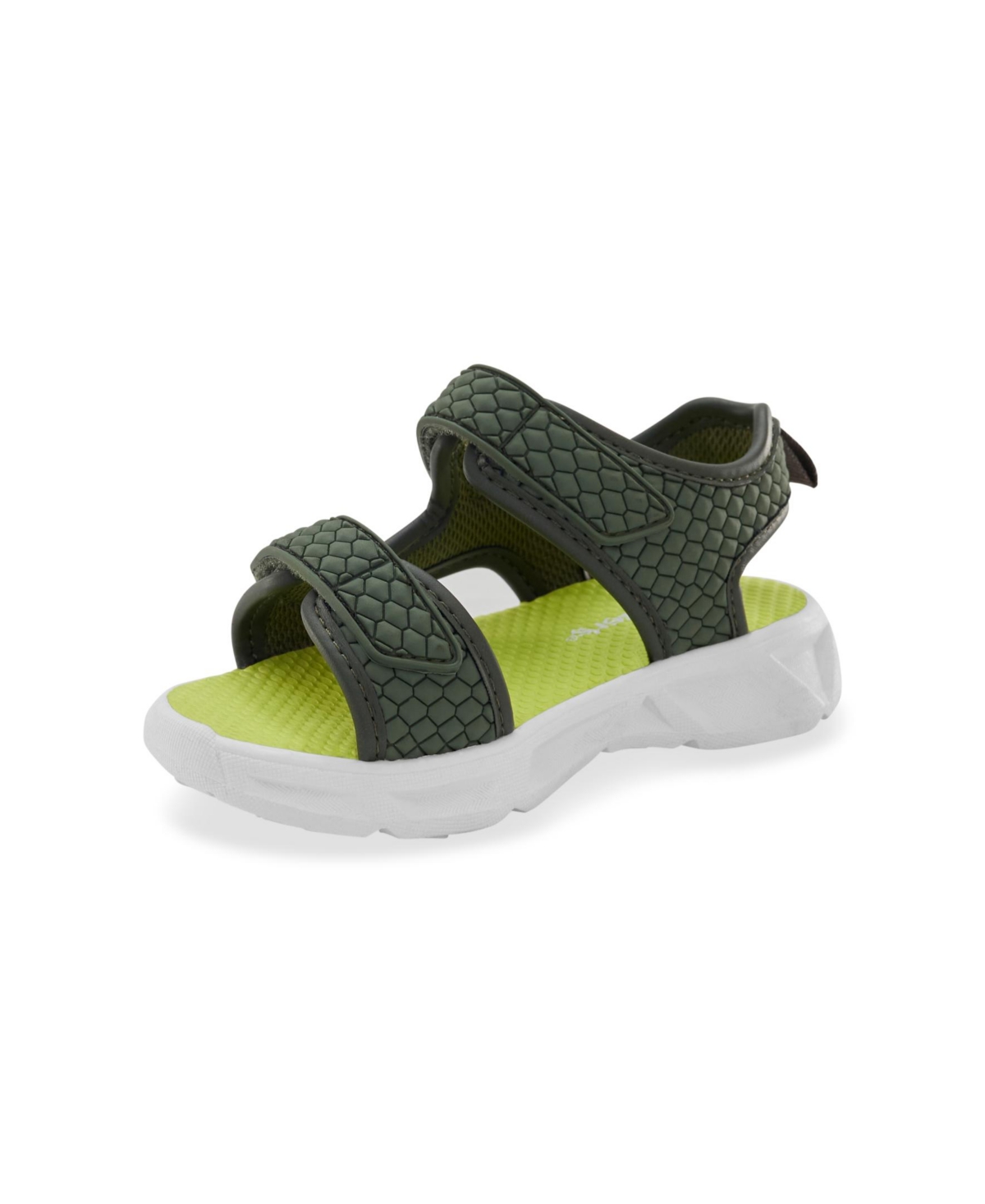 Carter's Toddler Boys Tanis Hook And Loop Sandal In Olive