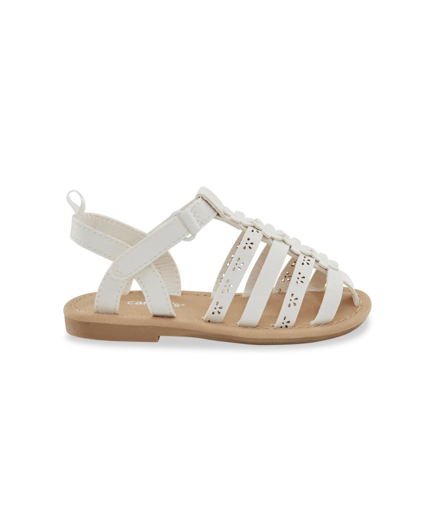 Сандалии Carter's Akito Slip-On Sandals для девочек-малышей, цвет: Белый — фото 2